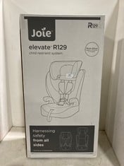 JOIE ELEVATE R129 CHILD RESTRAINT SYSTEM CAR SEAT IN COLOUR SHADE - MODEL NO. C2216AASHA00 - RRP £80