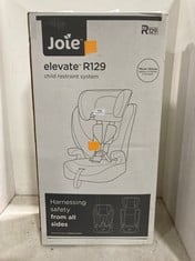 JOIE ELEVATE R129 CHILD RESTRAINT SYSTEM CAR SEAT IN COLOUR SHADE - MODEL NO. C2216AASHA00 - RRP £80