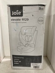 JOIE ELEVATE R129 CHILD RESTRAINT SYSTEM CAR SEAT IN COLOUR SHADE - MODEL NO. C2216AASHA00 - RRP £80