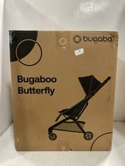 BUGABOO BUTTERFLY BUGGY IN BLACK/STORMY BLUE - RRP £419