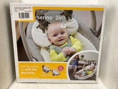 JOIE SERINA 2IN1 BABY ROCKER IN COLOUR PORTRAIT - MODEL NO. M-LI0135B - RRP £160