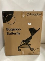 BUGABOO BUTTERFLY BUGGY IN BLACK/STORMY BLUE - RRP £419