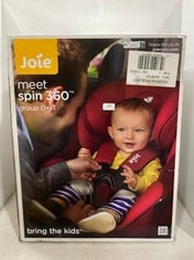 JOIE SPIN 360 0+/1 CAR SEAT IN EMBER - MODEL NO. 8438781 - RRP £150