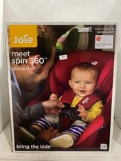 JOIE SPIN 360 0+/1 CAR SEAT IN EMBER - MODEL NO. 8438781 - RRP £150