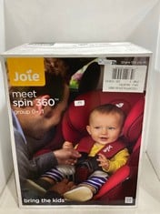 JOIE SPIN 360 0+/1 CAR SEAT IN EMBER - MODEL NO. 8438781 - RRP £150