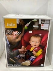 JOIE SPIN 360 0+/1 CAR SEAT IN EMBER - MODEL NO. 8438781 - RRP £150