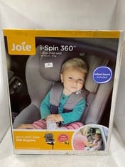 JOIE I-SPIN 360 I-SIZE CHILD CAR SEAT - SIZE 40 -105CM 19KG IN COAL - RRP £178