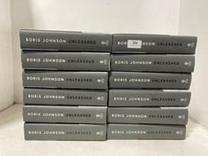 12 X BORIS JOHNSON UNLEASHED AUTOBIOGRAPHY (HARDBACK)- TOTAL RRP £300