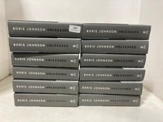 12 X BORIS JOHNSON UNLEASHED AUTOBIOGRAPHY (HARDBACK)- TOTAL RRP £300