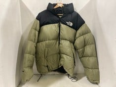 THE NORTH FACE MENS NEPTUSE PUFFER JACKET IN GREEN / BLACK SIZE XL - RRP £315