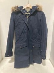 BARBOUR ABALONE JACKET NAVY - SIZE 10 - RRP £229