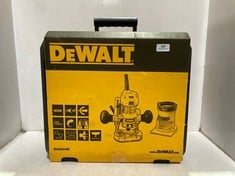 DEWALT PREMIUM PLUNGE & FIXED BASE COMBI ROUTER 900W - MODEL NO. D26204K - RRP £399