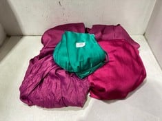 4 X ASSORTED ADULT CLOTHING ITEMS TO INCLUDE RIVIERA CAMI SLIP MIDIEMERALD GREEN - SIZE 10