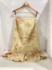 HIGH RISE SLIP MAXI SKIRT YELLOW MOTIF - SIZE 12 L