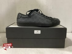 GUCCI GG SUPREME BROOKLYN TRAINERS IN BLACK SIZE 8 - RRP £191