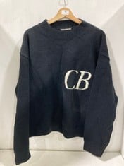 COLE BUXTON CB LOGO KNIT SWEATER XXL SIZE SMALL - RRP £245