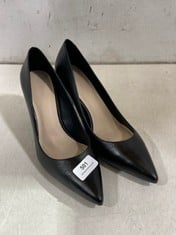 TED BAKER ALYSSE LEATHER 85MM COURT HEEL SHOE BLACK - SIZE 40 - RRP £125