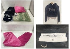 5 X ASSORTED ADULT CLOTHING ITEMS TO INCLUDE JUICY COUTURE VELVET JOGGERS WITH JEWELLED JUICY LOGO BLACK - SIZE S