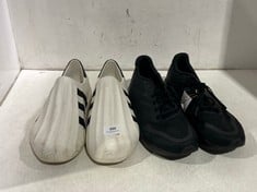 ADIDAS ADIFORM SUPERSTAR WHITE / BLACK - SIZE 8.5 TO INCLUDE ADIDAS CLOUDFORM COMFORT ORTHOLITE TRAINERS BLACK - SIZE 12