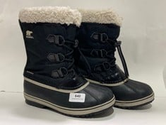 SOREL WATERPROOF WOMENS WALKING BOOTS IN BLACK SIZE UK3.5 RRP £90