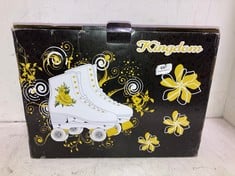 GB KINGDOM PEONY ROLLER SKATES YELLOW/WHITE SIZE 6