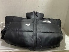 NORTH FACE PADDED PUFFER JACKET BLACK SIZE M