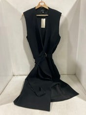 TED BAKER MOLENAA TAILORED MIDI DRESS IN BLACK SIZE 16 - RRP £225