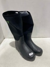 MICHIGAN NEOPRENE WATERPROOF WELLIES BLACK SIZE 9