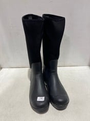 MICHIGAN NEOPRENE WATERPROOF WELLIES BLACK SIZE 10