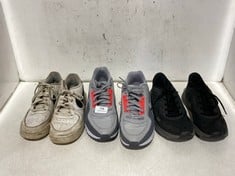 3 X ASSORTED TRAINERS TO INCLUDE NIKE AIR MAX GREY SIZE 9