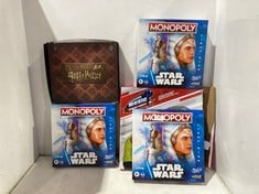 5 X ASSORTED GAMES/TOYS TO INCLUDE MONOPOLY STAR WARS