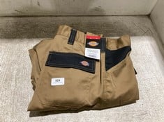 DICKIES EVRYDAY TROUSERS KHAKI/BLACK SIZE 40S