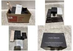 SMALL BOX OF ASSORTED LAURA MERCIER BEAUTY PRODUCTS TO INCLUDE ALMOND COCONUT EAU DE PARFUM 50ML