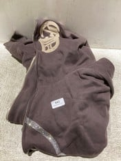 NAMED COLLECTIVE ZIPPED HOODIE BROWN SIZE XX-LARGE