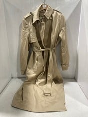 TED BAKER CARAMEL CLASSICE WOOL WRAP COAT - SIZE 3- RRP £325