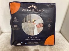 DREAMLAND NAP TIME WARMING SHERPA BLANKET ONE SIZE 135 X 180CM