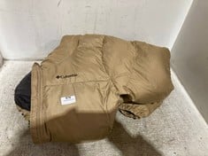 COLUMBIA PUFFER JACKET KHAKI SIZE XL