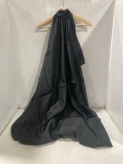 TED BAKER ARIKAA ORGANZA MAXI DRESS WITH NECK TIE DETAIL BLACK - SIZE 2 - RRP £195