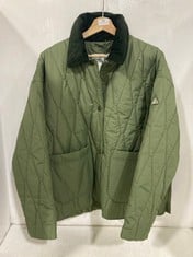 BARBOUR LADIES DELPHINIUM QUILT JACKET IN SIZE UK 12- OLIVINE- RRP £245