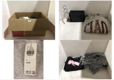 BOX OF ASSORTED ITEMS TO INCLUDE WOMENS GAP SWEATSHIRT IN GREY SIZE MEDIUM RRP £58