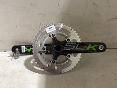 PEDALS FSA SLK LIGHT FRONT CRANK CHAIN RINGS 386 BOTTOM BRACKET IN CARBON RRP £400