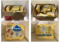 11 X PACKETS OF MAMIA NEWBORN NAPPIES