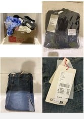 APPROX X 30 ASSORTED ADULTS CLOTHING TO INCLUDE BDG LONG DENIM SKIRT SIZE L