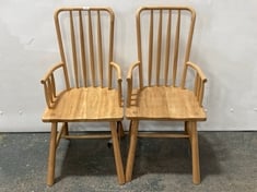 WYCOMBE CARVER DINING CHAIR 535X555X1045MM (2PK) - 224420 - RRP £975