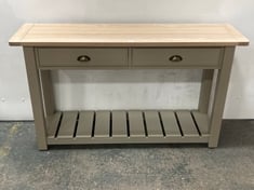 ETON 2 DRAWER CONSOLE PRAIRIE 1400X380X800MM - 871238 - RRP £699.95