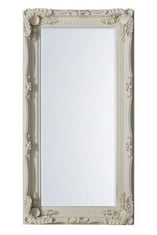 CARVED LOUIS LEANER MIRROR CREAM 1755X895MM - 411834 - RRP £419