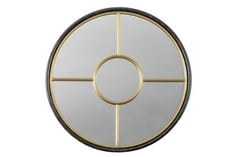 ROCCA ROUND MIRROR GOLD 600X30X600MM - ITEM NO. 703515 - RRP £ 149.95