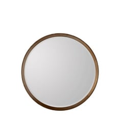 KEATON ROUND MIRROR WALNUT 735X735MM - 929265 - RRP £359