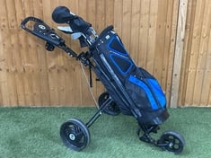 RIFE RX5 RIGHT HAND GOLF SET TO INCLUDE FAZER 3-WHEEL GOLF TROLLEY - RRP £119