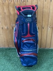 BENROSS NAVY/RED/WHITE GOLF STAND BAG